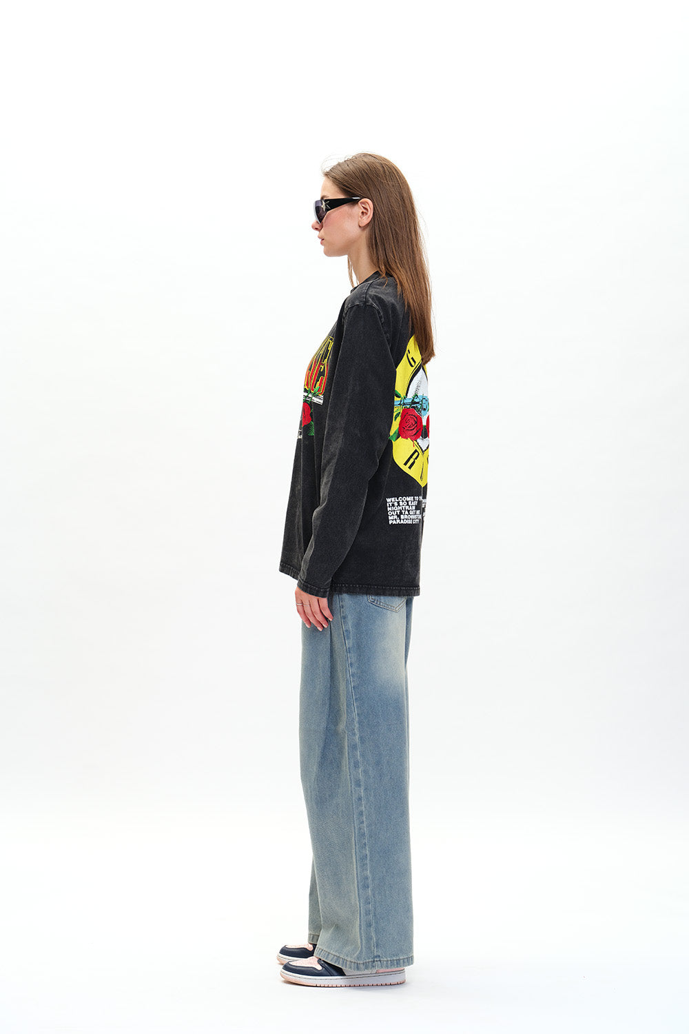 Black Guns N Roses Appetite For Destruction Full Sleeves T-shirt