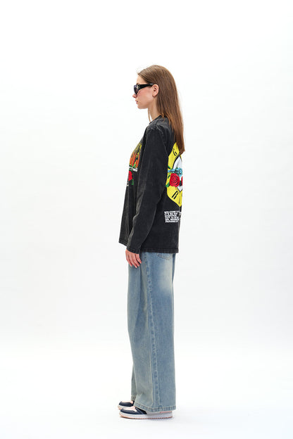 Black Guns N Roses Appetite For Destruction Full Sleeves T-shirt