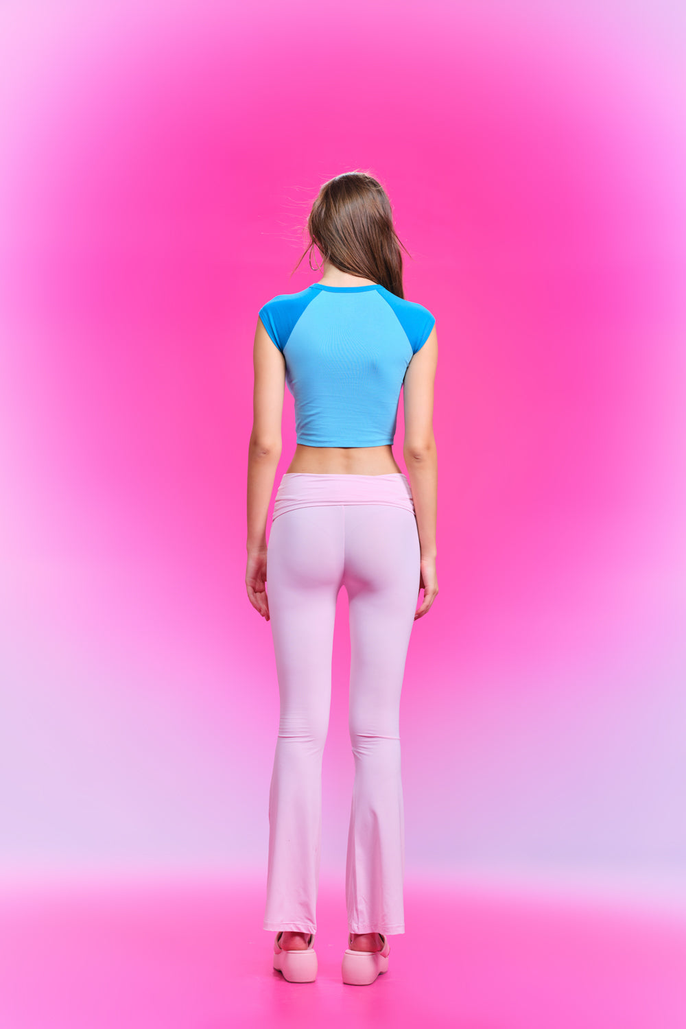 Bratty Blue Raglan Top