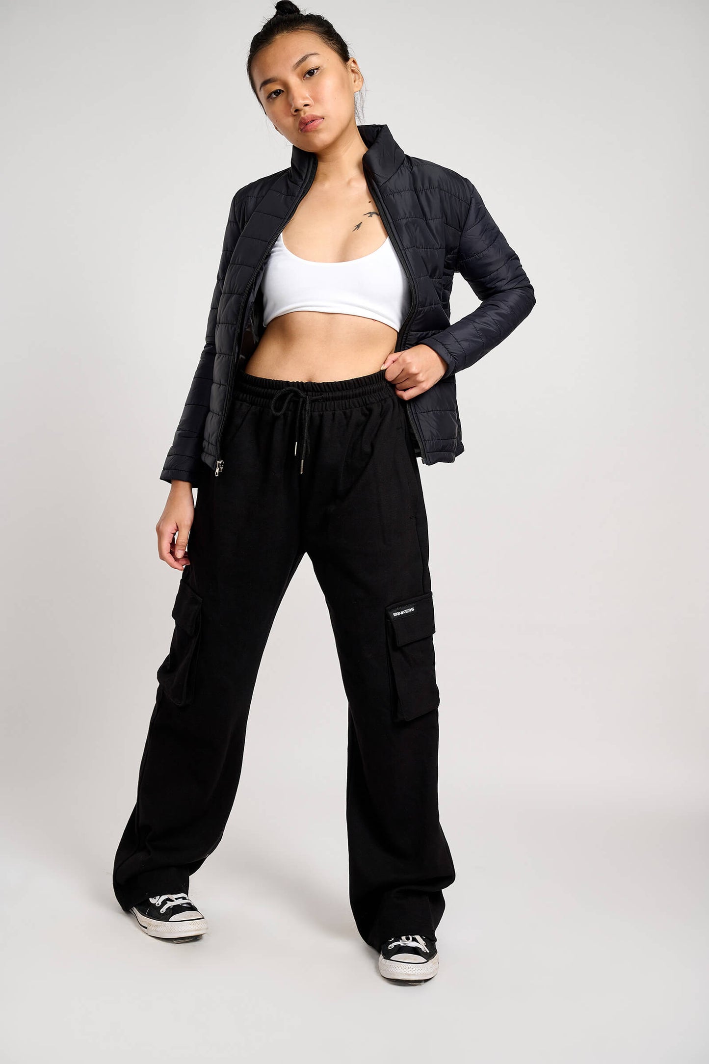 Ebony Utility Straight Fit Pants