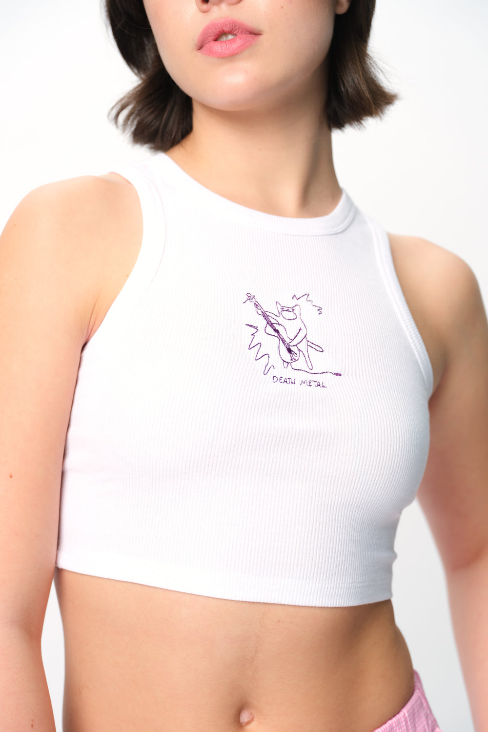 Death Metal Ribbed Tank