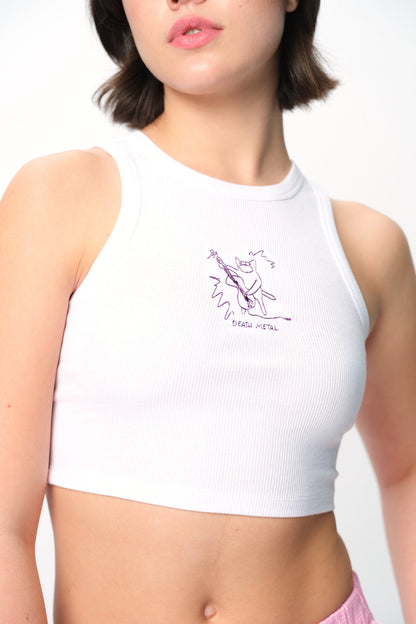 Death Metal Ribbed Tank