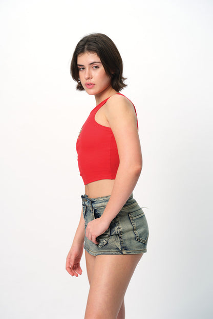 Love Hurts Ribbed Tank