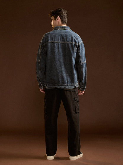 Black Solid Straight Fit Functional & Stylish Cargo Pant