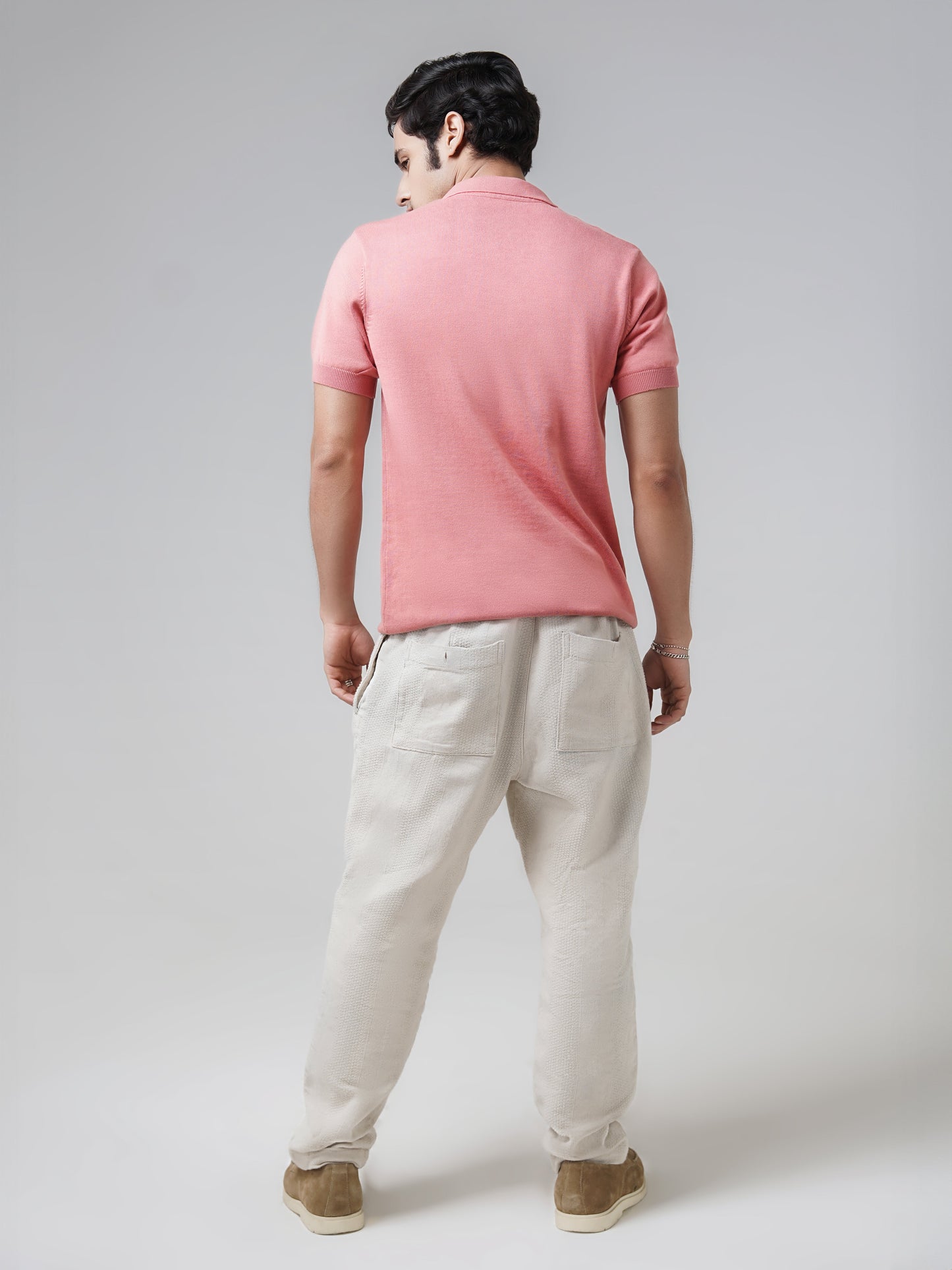 The Summer Polo Dusty Pink - Slim Fit