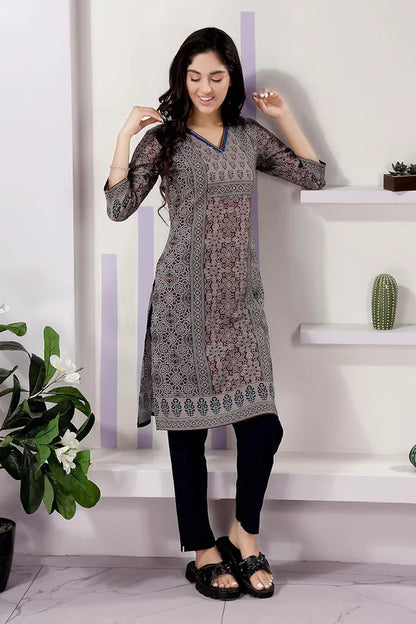 Cotton Print Long Kurta For Women | Kurti Tops | Short Kurti | Short Kurti For Women | Short Kurti For Girls