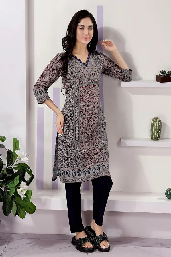 Cotton Print Long Kurta For Women | Kurti Tops | Short Kurti | Short Kurti For Women | Short Kurti For Girls