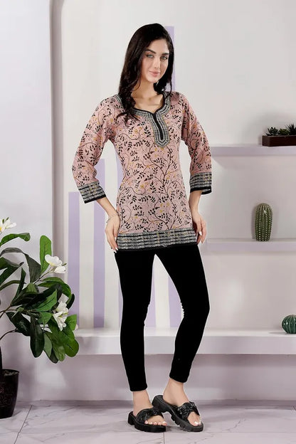Cotton Tunic Print And Elegant For Women And Girls | Kurti Tops | Short Kurti | Short Kurti For Women | Short Kurti For Girls