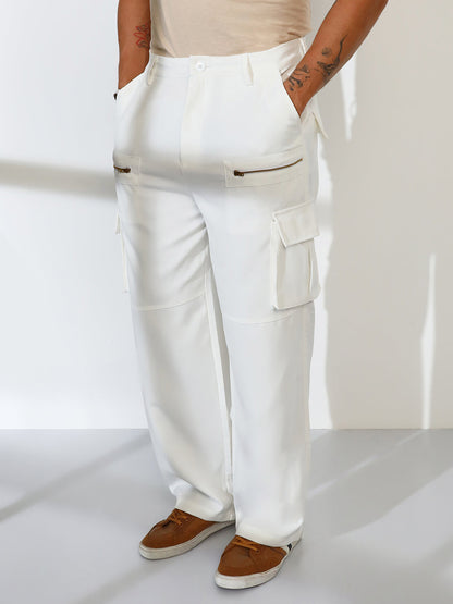 Straight-Fit Utility Trousers