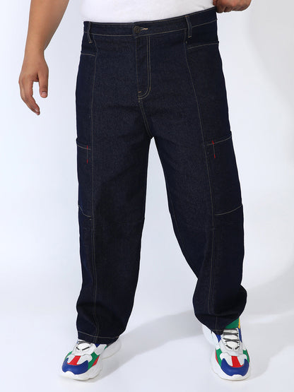 Baggy Cargo Denim Jeans