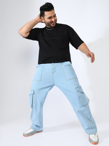 Utility Cargo Denim Jeans