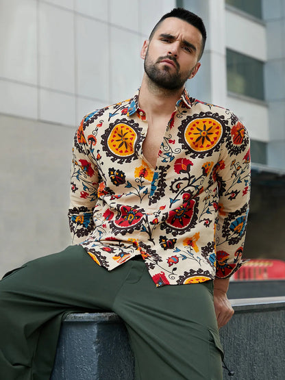 Ethnic Floral Shirt