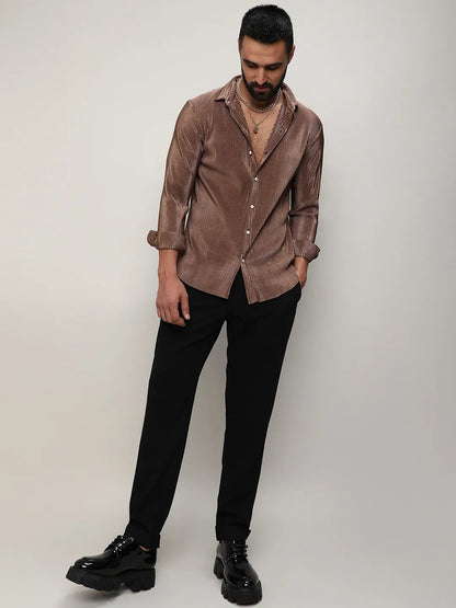 Pleat-Creased Shirt