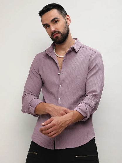 Stripe-Creased Shirt