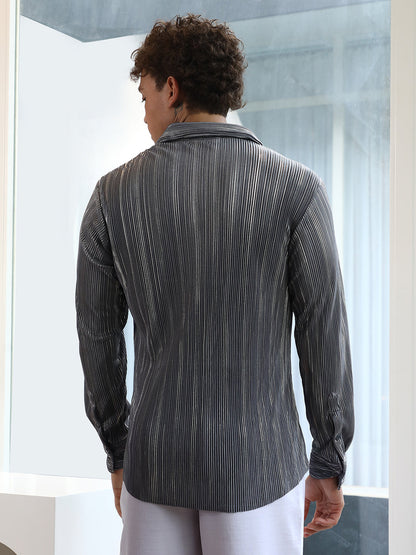 Pleat-Creased Shirt