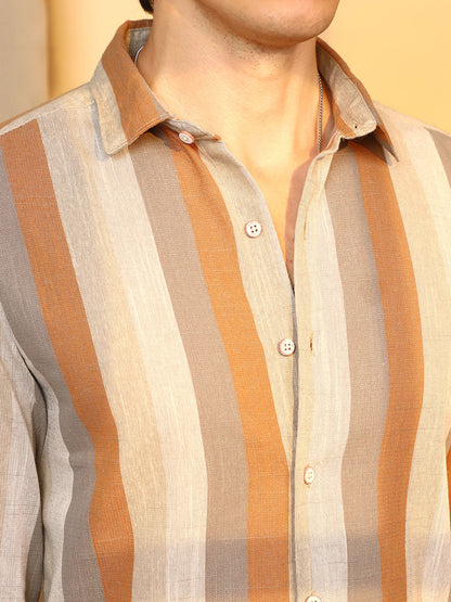 Block-Striped Shirt