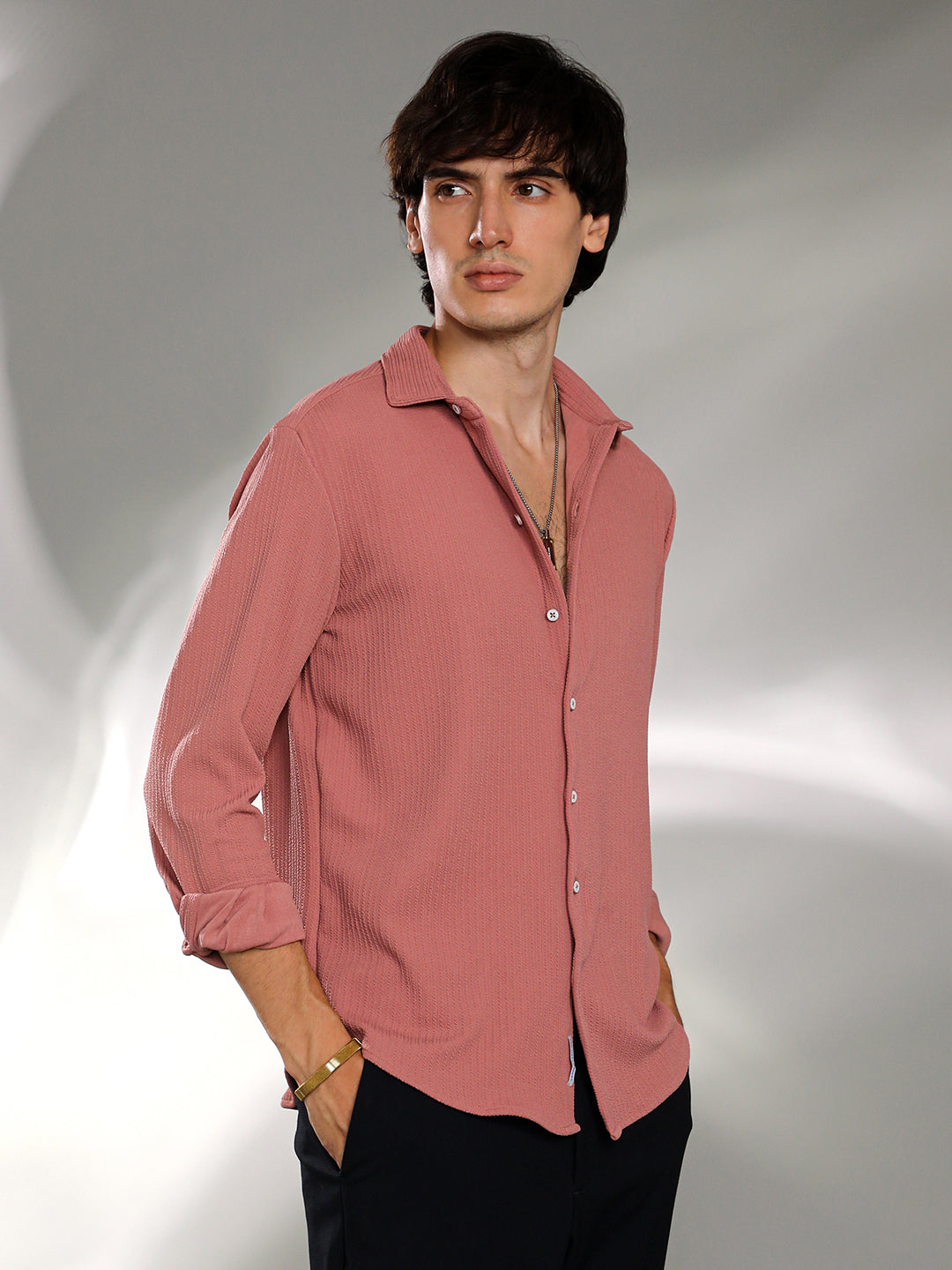 Stripe-Creased Shirt