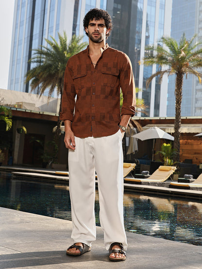 Mandarin Utility Shirt