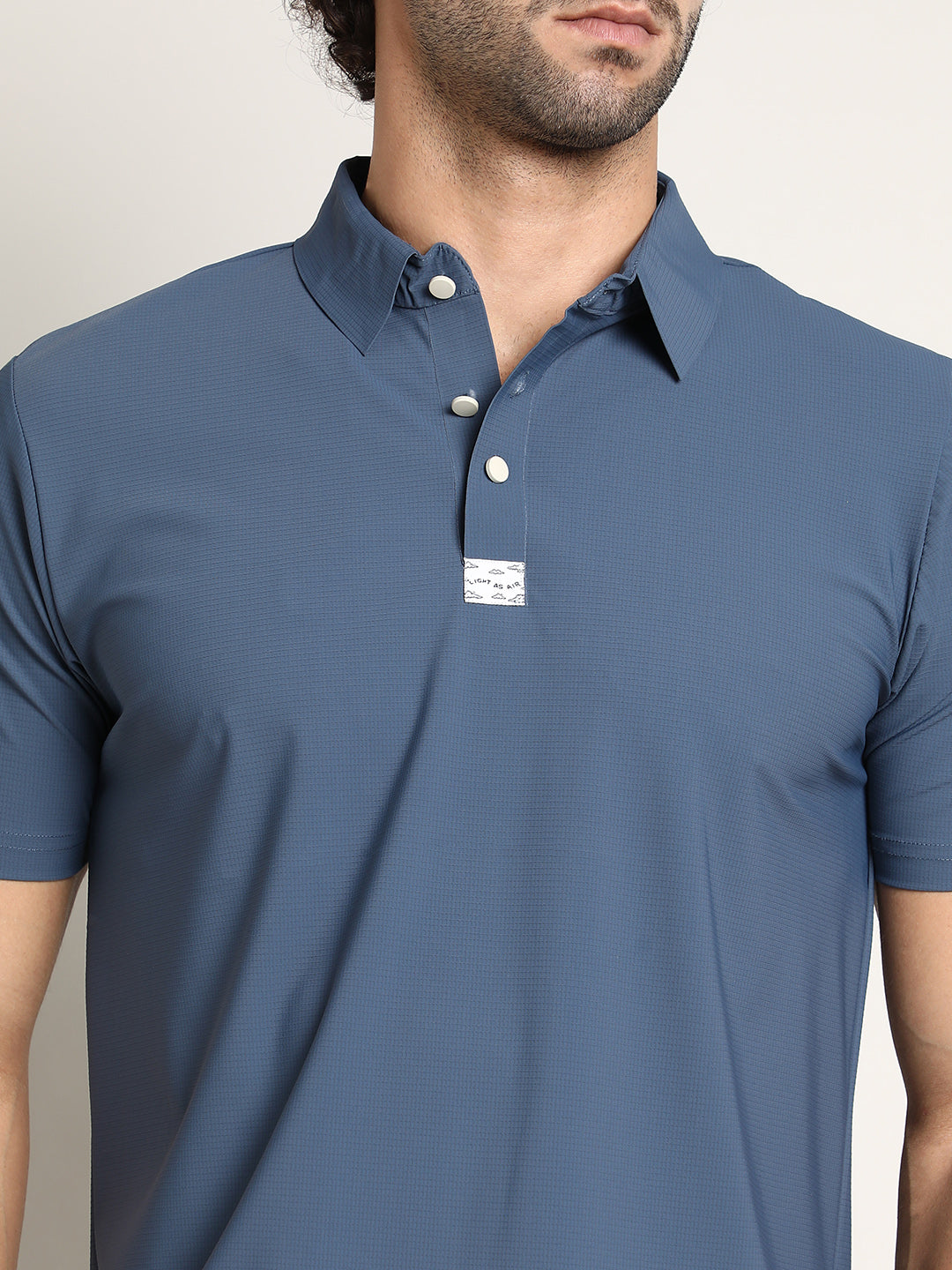 Seamless Waffle Polo T-Shirt