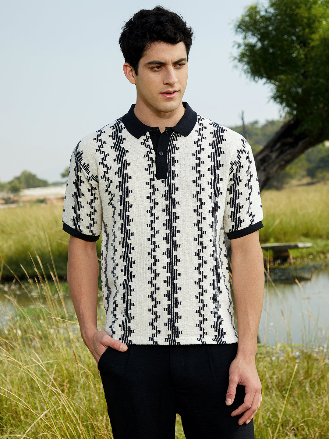 Indie-Block Polo T-Shirt