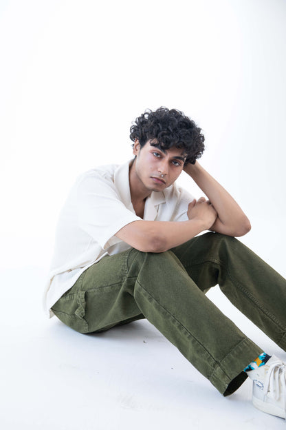 Urban Hike Carpenter Relaxed Jeans: Dark Green