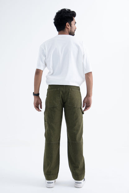 Urban Hike Carpenter Relaxed Jeans: Dark Green