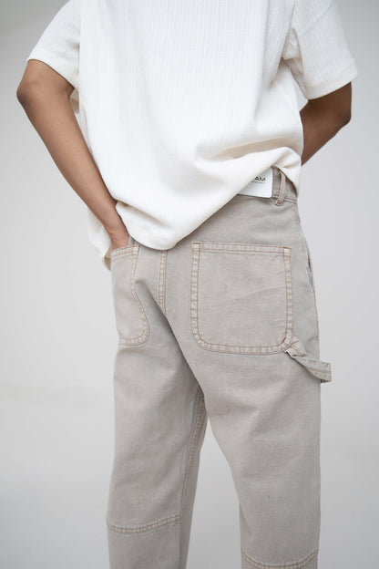Urban Hike Carpenter Relaxed Jeans: Dusty Grey
