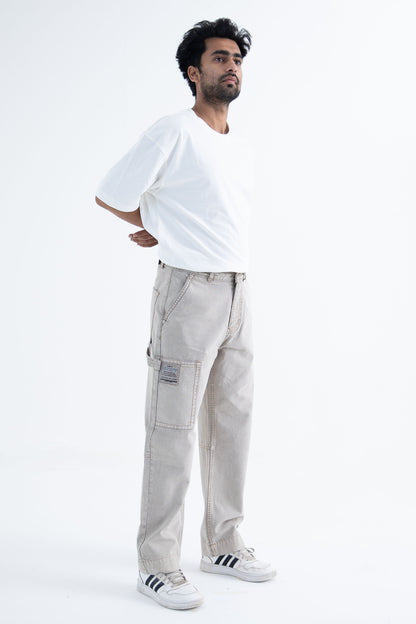 Urban Hike Carpenter Relaxed Jeans: Dusty Grey