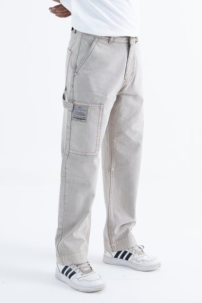 Urban Hike Carpenter Relaxed Jeans: Dusty Grey