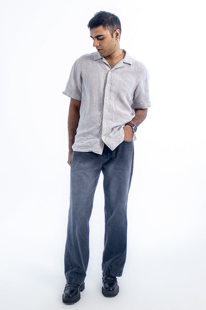 Metro Comfort Loose Jeans: Cast Iron Grey