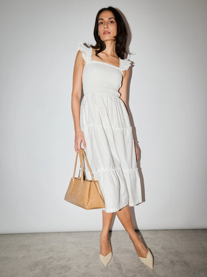 Nolita Cotton Frill Dress