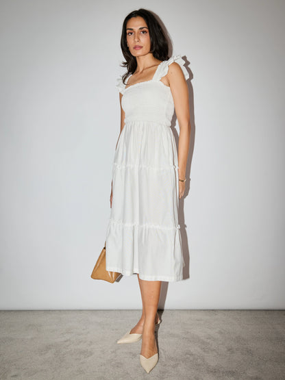 Nolita Cotton Frill Dress