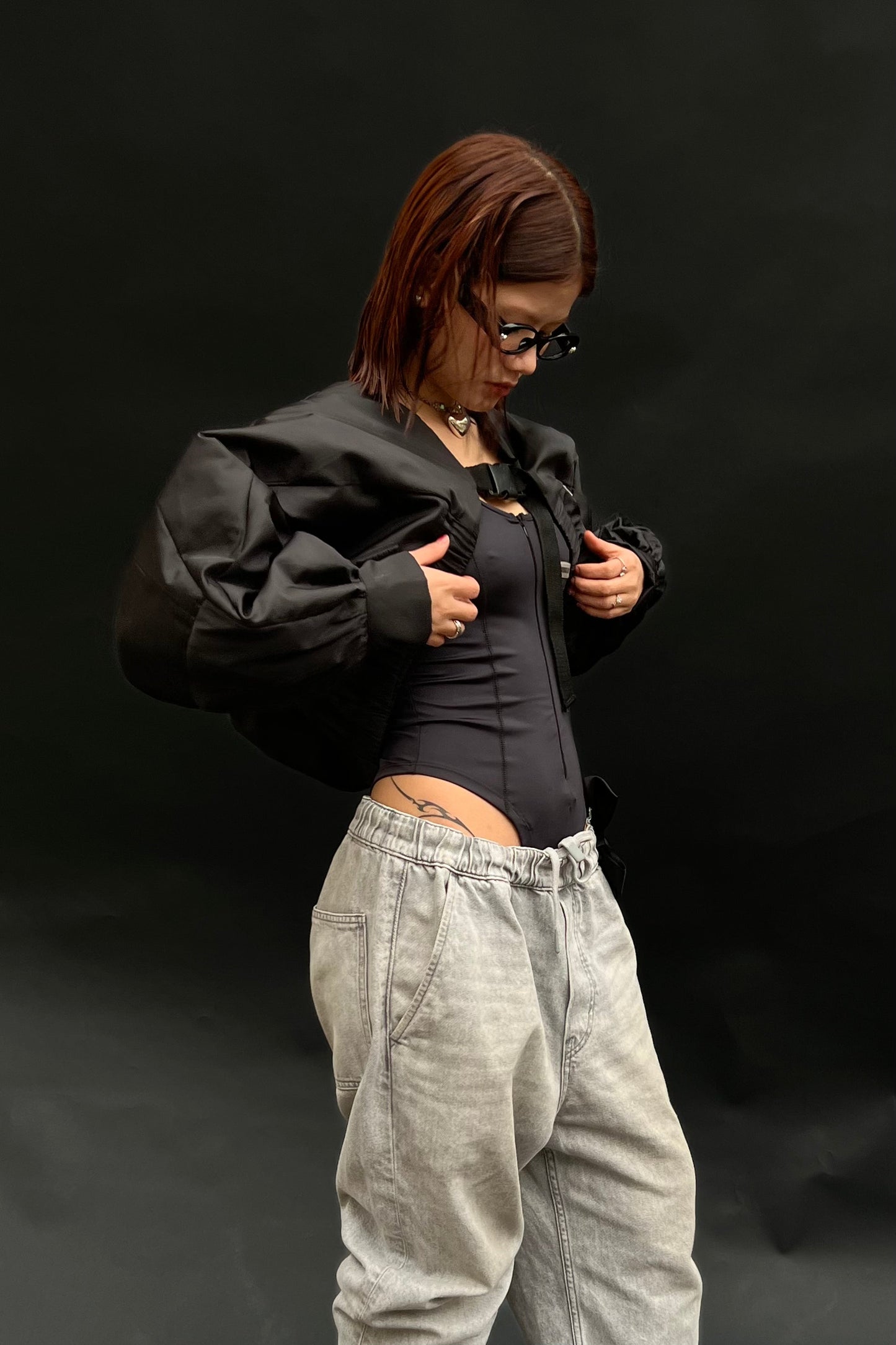 Black Cruiser Puffer Jacket