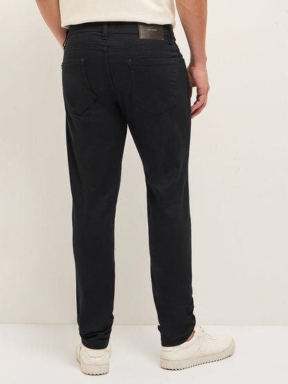 Black Mid-Rise Skinny Fit Jeans