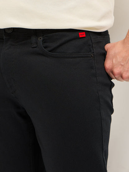 Black Mid-Rise Skinny Fit Jeans