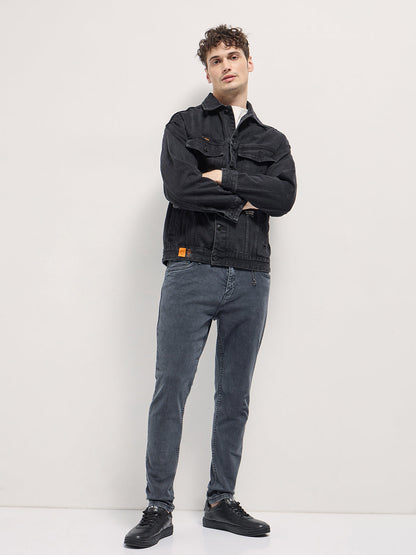 Stylish Blue Jeans with Comfortable Stretch and Skinny Fit