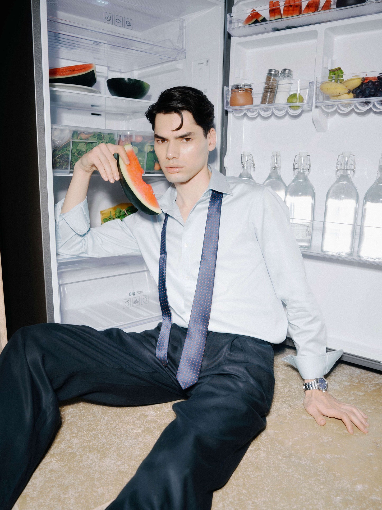 Cotton Satin Classic Fit - Moonlight Grey