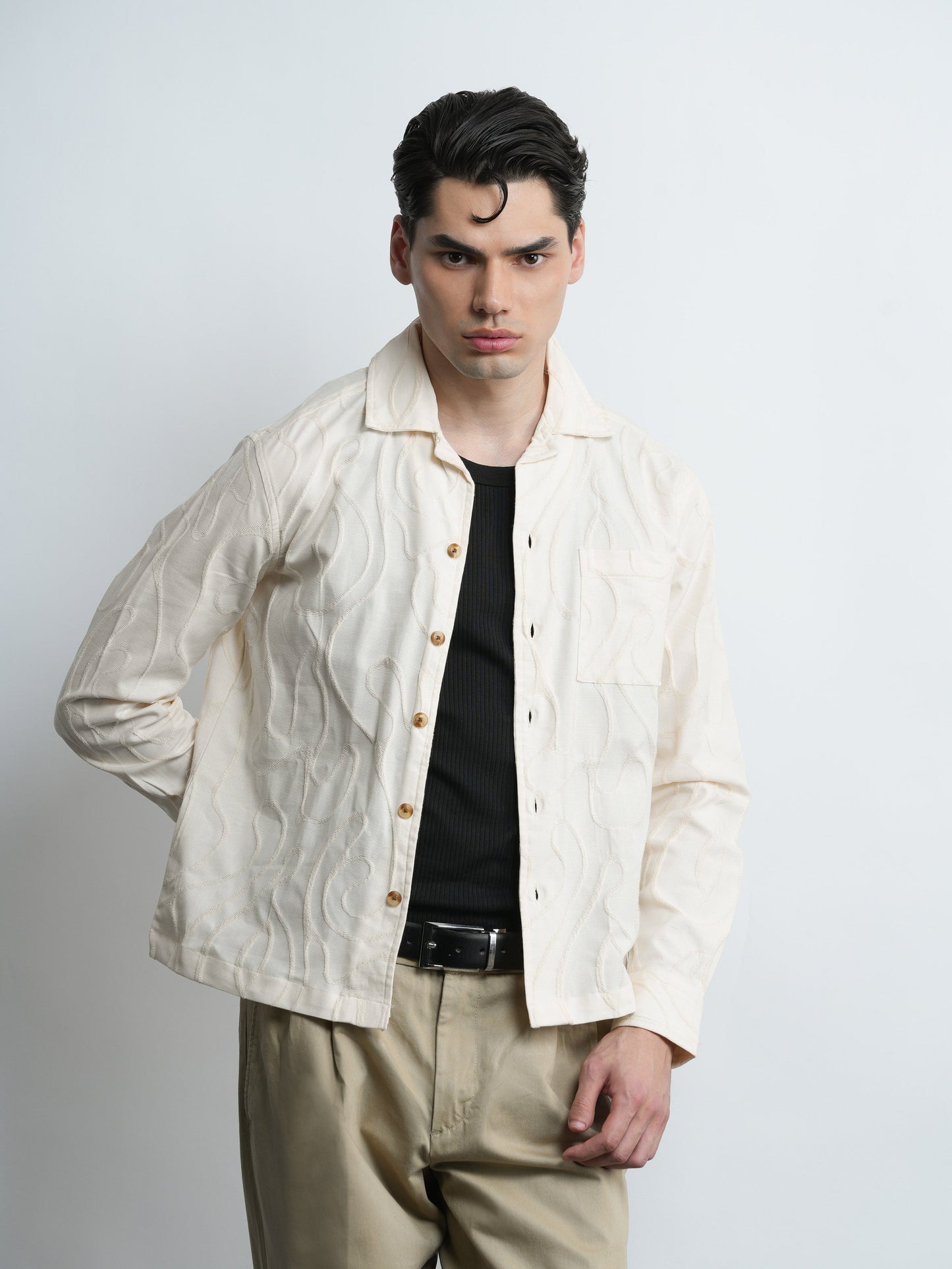 The Lennox Jacquard Shacket