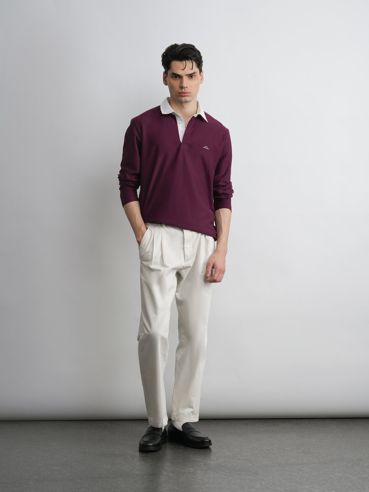 Rugby Polo - Merlot