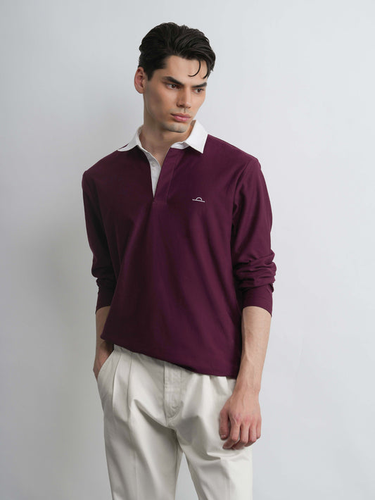 Rugby Polo - Merlot