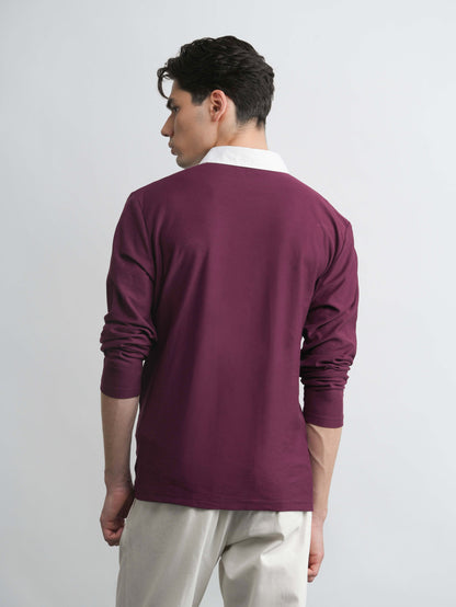 Rugby Polo - Merlot