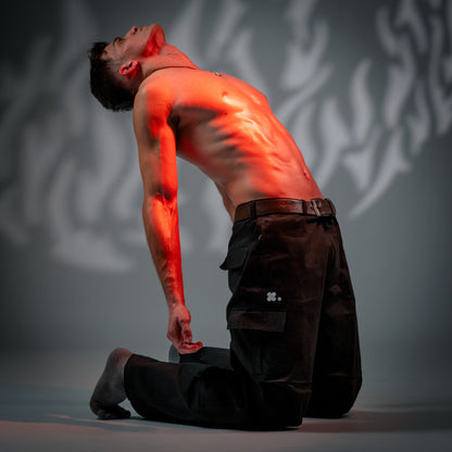 Riot Shock - Black Utility Cotton Pants