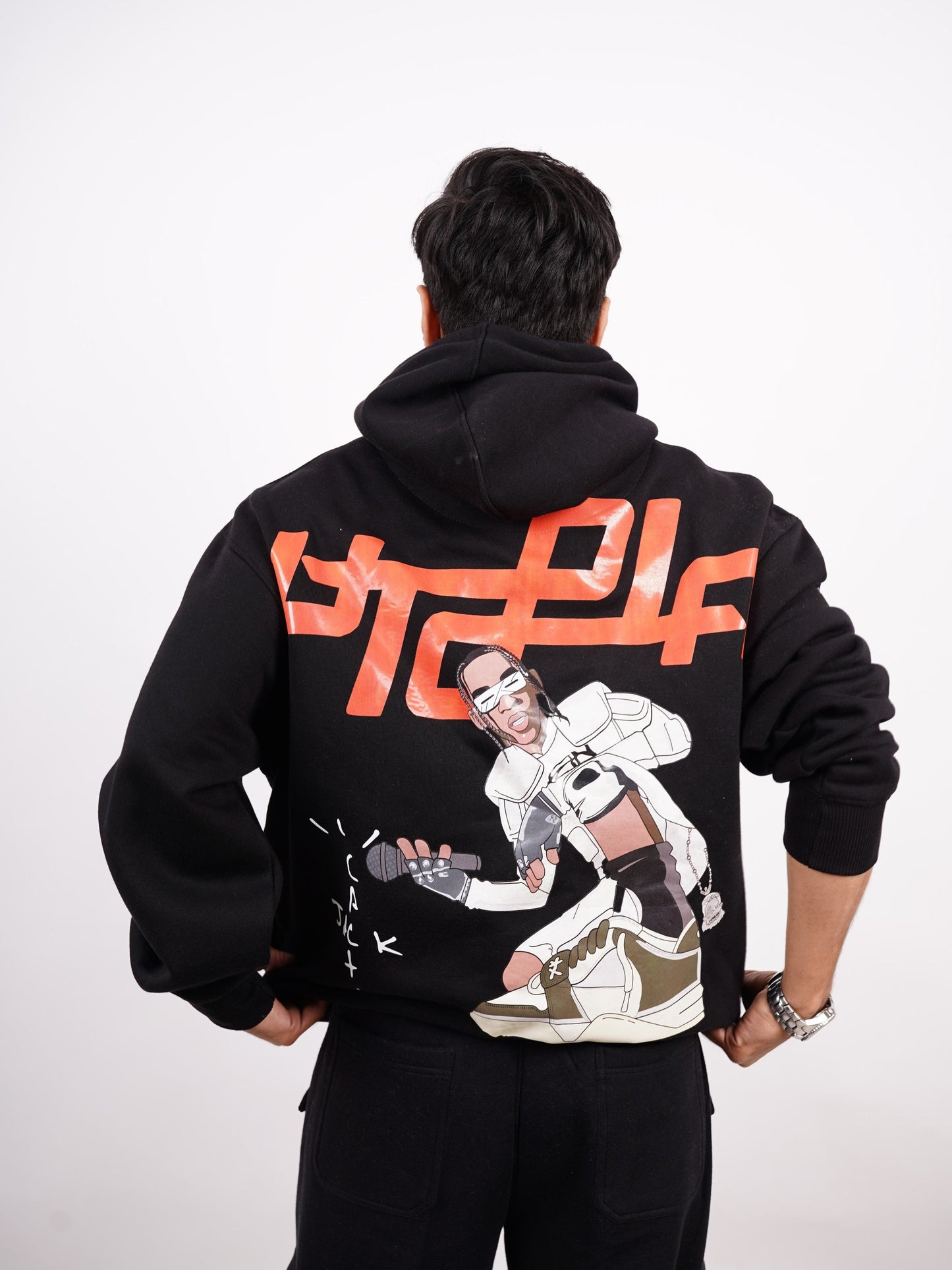 Travis Scott: Utopia Cartoon Art Heavyweight Baggy Hoodie For Men and Women