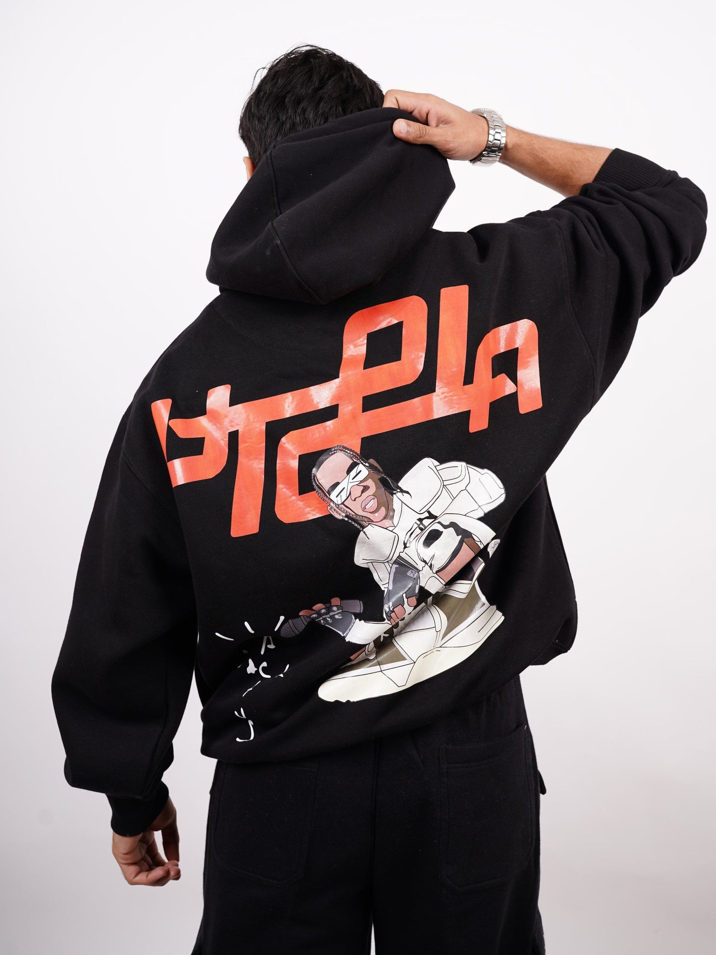 Travis Scott: Utopia Cartoon Art Heavyweight Baggy Hoodie For Men and Women