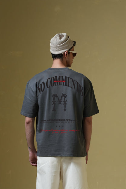 No comments Grey Oversized t-shirt