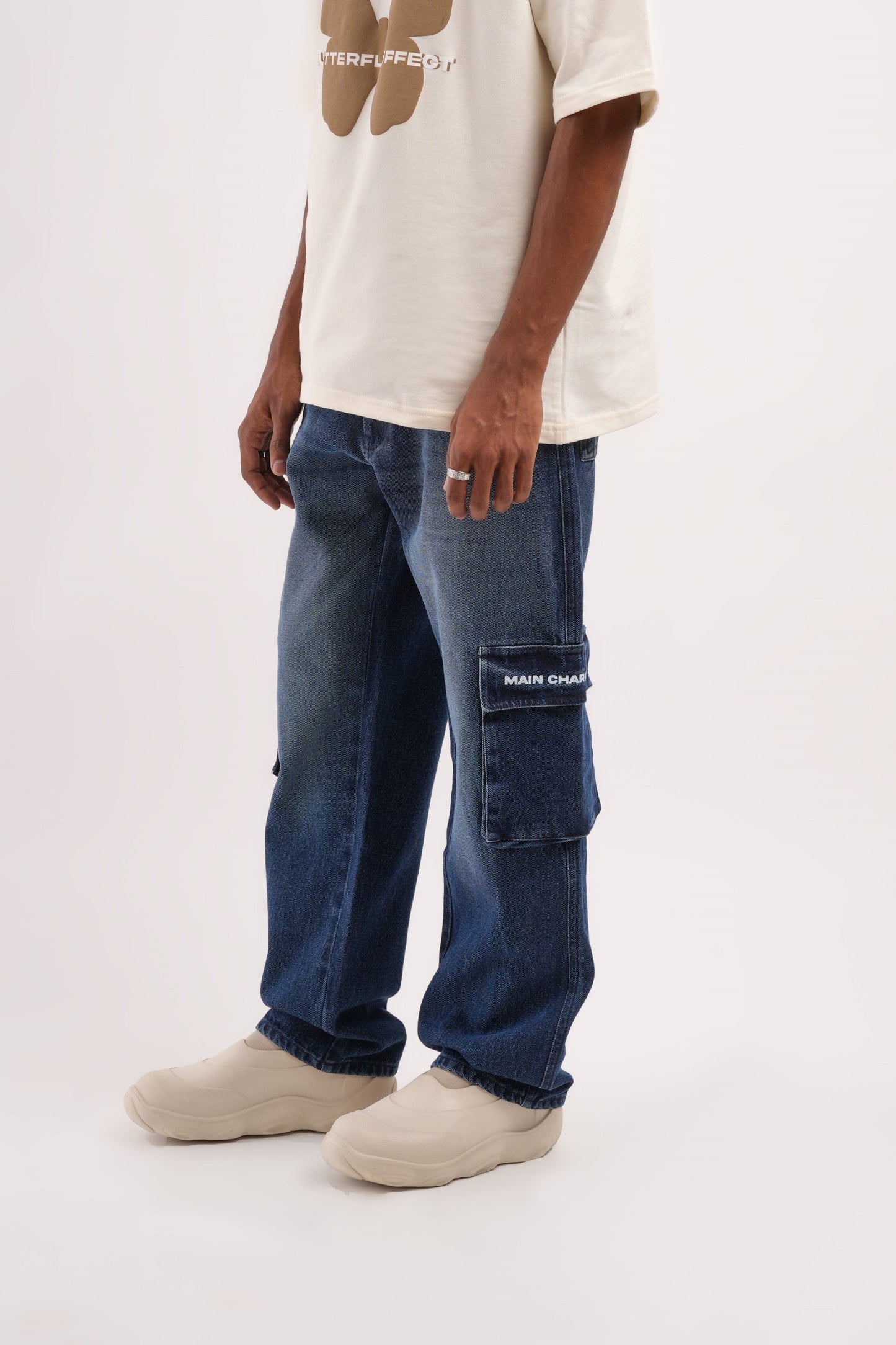 Six Pocket Ink Blue Denim