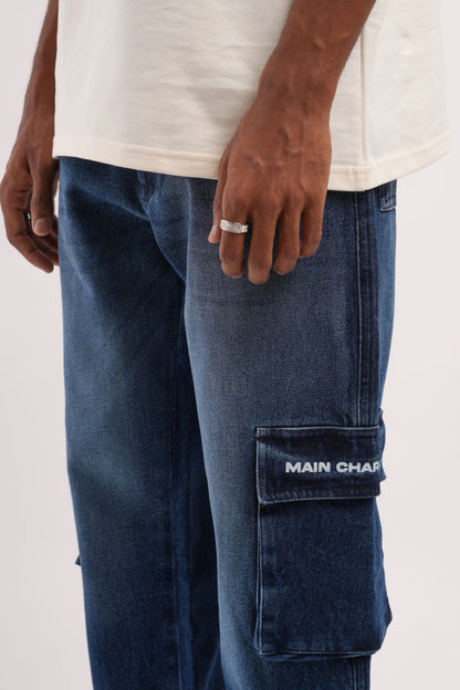 Six Pocket Ink Blue Denim