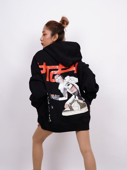 Travis Scott: Utopia Cartoon Art Heavyweight Baggy Hoodie For Men and Women