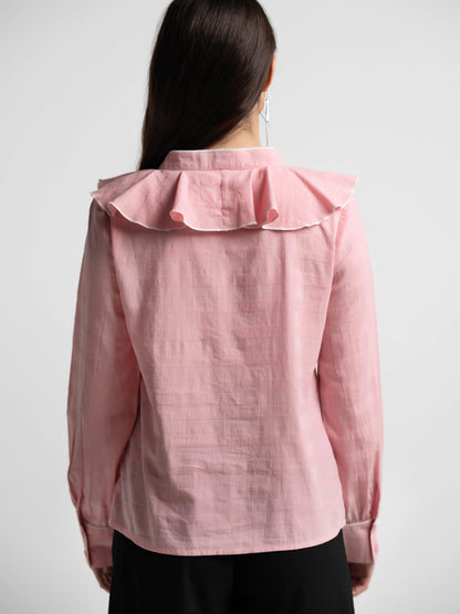 Baby Overlock Top - Pink