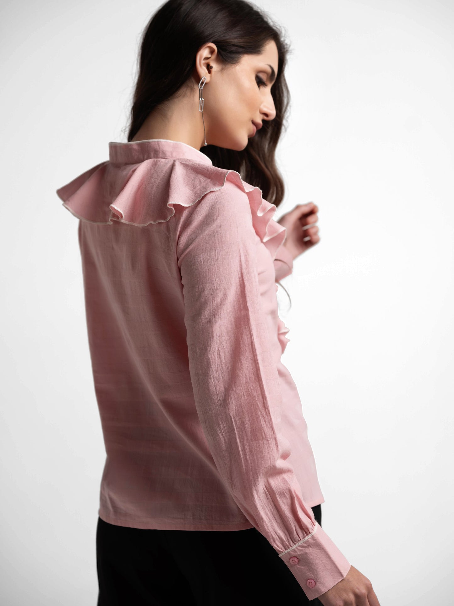 Baby Overlock Top - Pink